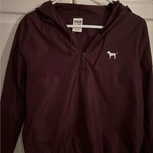 Victoria secret pink‎ purple windbreaker hoodie